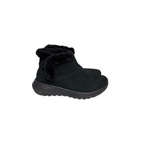 Skechers black performance on the go joy ankle boots size 6